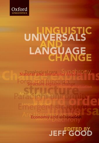 Linguistic Universals and Language Change book cover