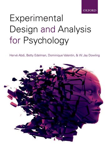 Experimental Design and Analysis for Psychology book cover