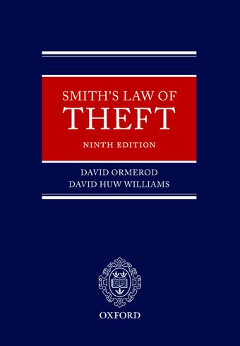 Smith's Law Of Theft book cover
