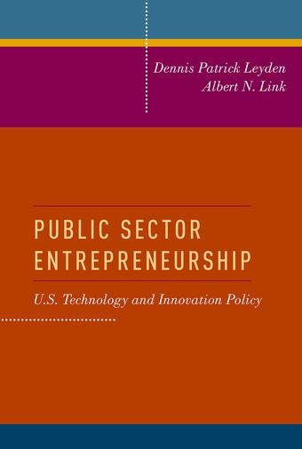 Public Sector Entrepreneurship book cover