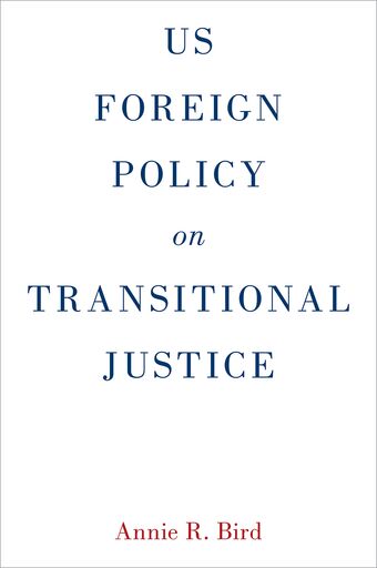 US Foreign Policy on Transitional Justice book cover