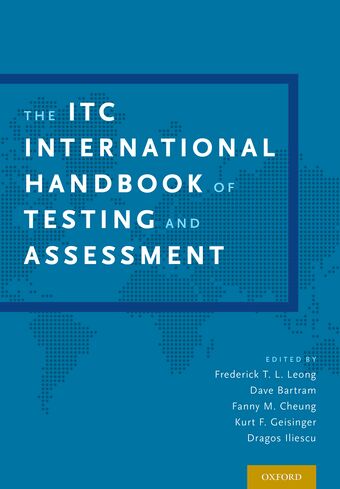 The ITC International Handbook of Testing and Assessment book cover
