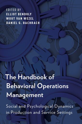 The Handbook of Behavioral Operations Management book cover