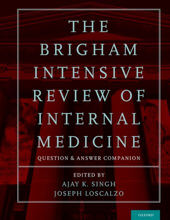 The Brigham Intensive Review of Internal Medicine Question and Answer Companion book cover