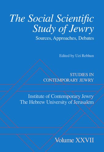 The Social Scientific Study of Jewry book cover