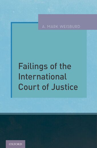 Failings of the International Court of Justice book cover
