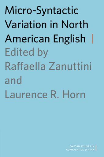 Micro-Syntactic Variation in North American English book cover
