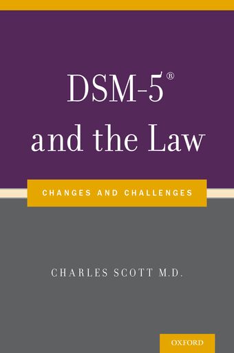 DSM-5RG and the Law book cover