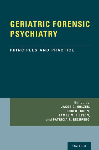 Geriatric Forensic Psychiatry book cover