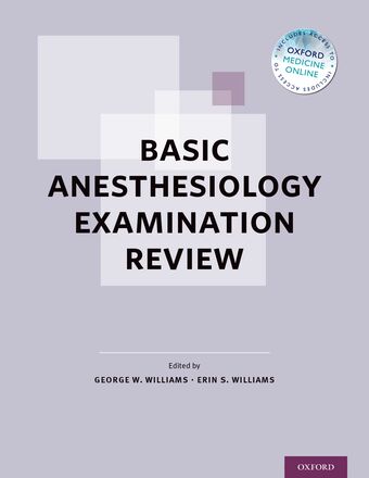 Basic Anesthesiology Examination Review book cover