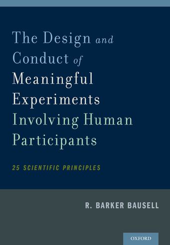 The Design and Conduct of Meaningful Experiments Involving Human Participants book cover