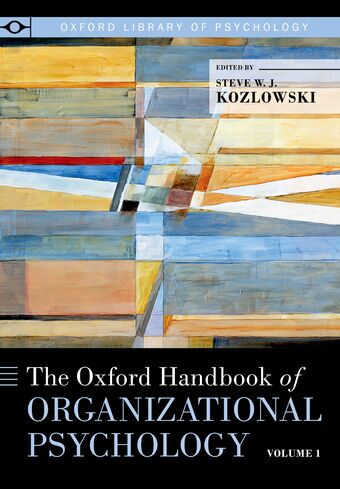 The Oxford Handbook of Organizational Psychology: Volume 1 book cover