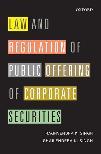 Law and Regulation of Public Offering of Corporate Securities book cover