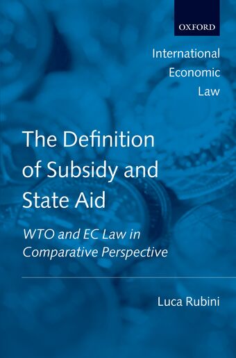 The Definitions of Subsidy and State Aid book cover