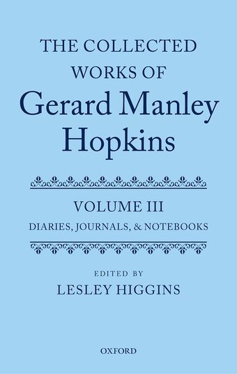 The Collected Works of Gerard Manley Hopkins Volume III book cover