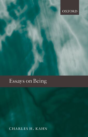 Essays on Being book cover