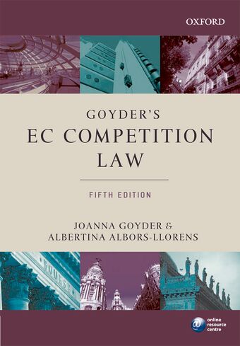 Goyder's EC Competition Law book cover