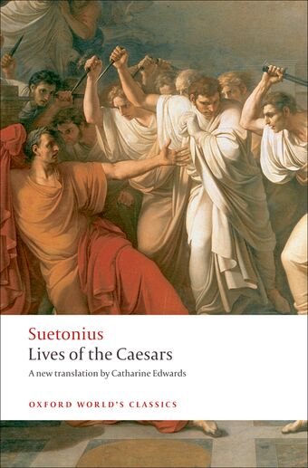 Lives of the Caesars book cover