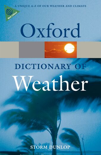 A Dictionary of Weather book cover
