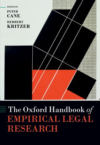 The Oxford Handbook of Empirical Legal Research book cover