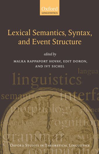 Syntax, Lexical Semantics, And Event Structure book cover