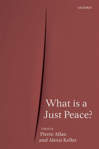 What is a Just Peace? book cover