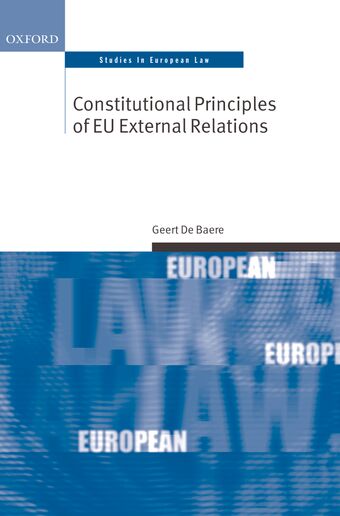 Constitutional Principles of EU External Relations book cover