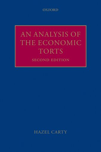 An Analysis of the Economic Torts book cover