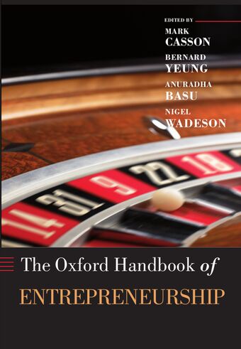 The Oxford Handbook of Entrepreneurship book cover