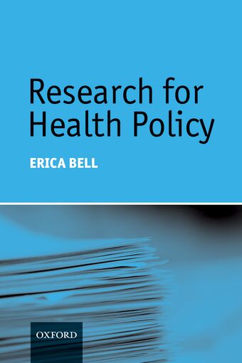 Research for Health Policy book cover