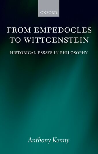 From Empedocles to Wittgenstein book cover