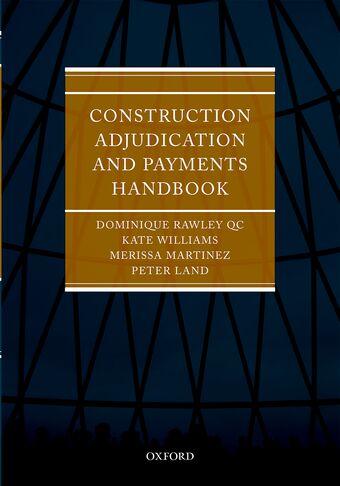 Construction Adjudication and Payments Handbook book cover