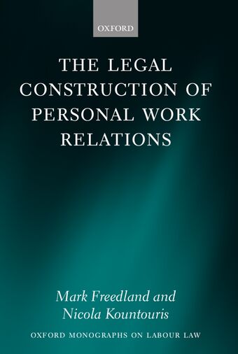 The Legal Construction of Personal Work Relations book cover