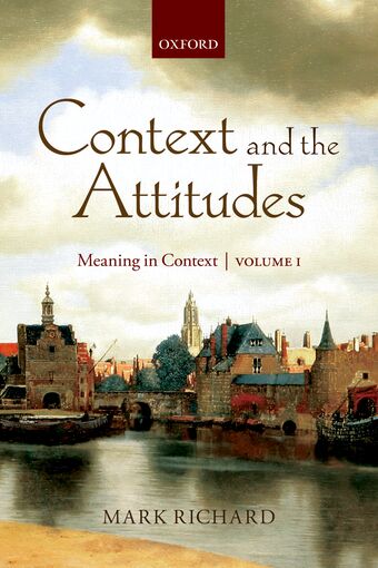 Context and the Attitudes book cover