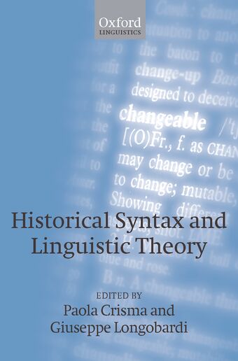 Historical Syntax and Linguistic Theory book cover