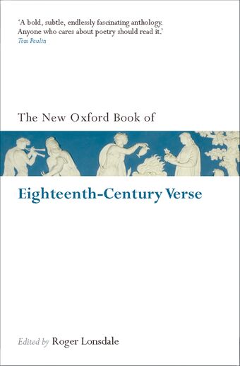 The New Oxford Book of Eighteenth-Century Verse book cover
