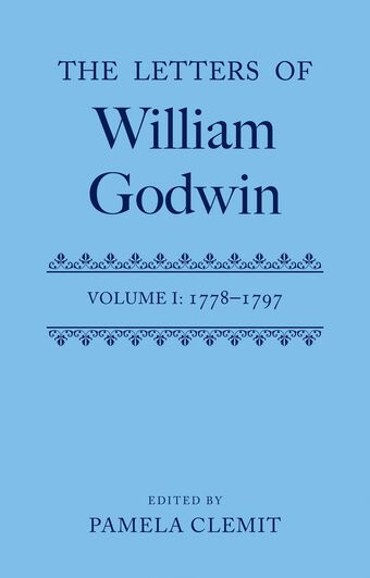 The Letters of William Godwin book cover