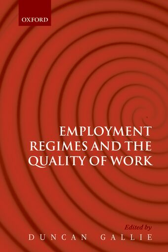 Employment Regimes and the Quality of Work book cover