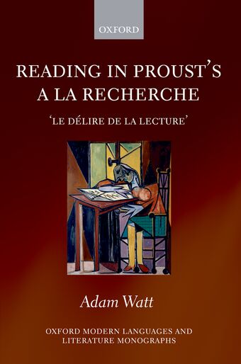 Reading in Proust's a La Recherche book cover