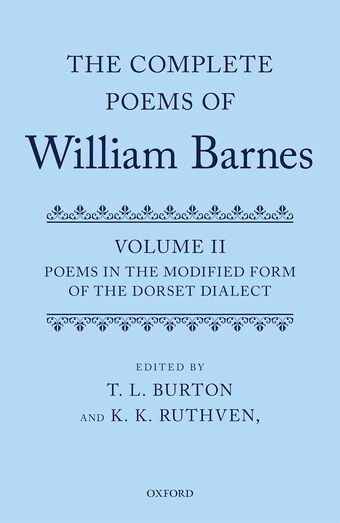 Complete Poems of William Barnes Volume 2 book cover
