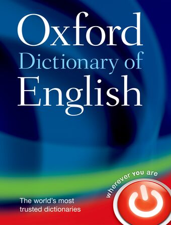 Oxford Dictionary of English book cover