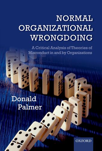 Normal Organizational Wrongdoing book cover