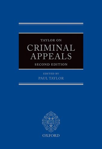 Taylor on Criminal Appeals book cover