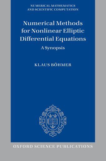 Numerical Methods For Nonlinear Elliptic Differential Equations book cover