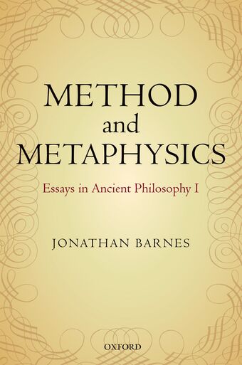 Method and Metaphysics book cover