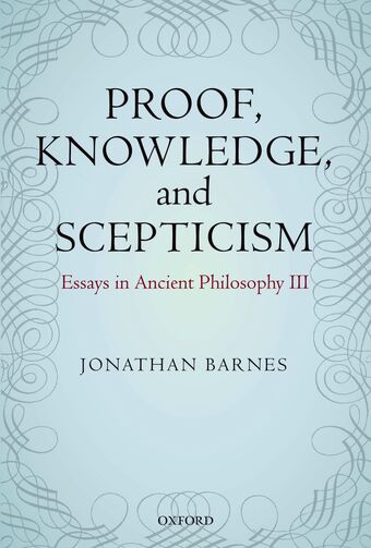 Proof, Knowledge, and Scepticism book cover