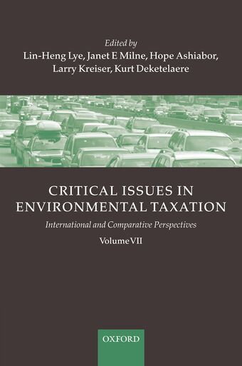 Critical Issues in Environmental Taxation Volume VII book cover