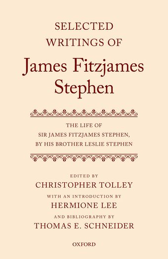 Selected Writings of James Fitzjames Stephen book cover