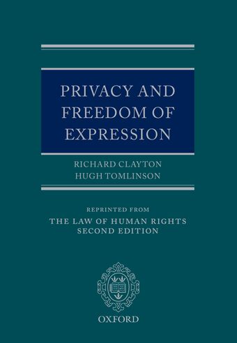 Privacy and Freedom of Expression book cover