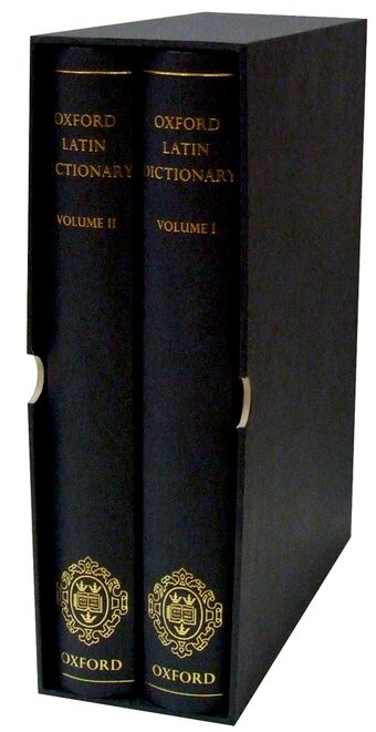 Oxford Latin Dictionary book cover